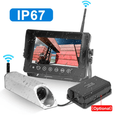 shumee Brezžični AHD komplet za viličar Magnetna kamera IP68 + 7" monitor IP66
