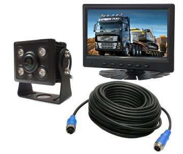 shumee Komplet AHD širokokotne vzvratne kamere 1080P + monitor 7 24V