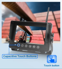 shumee Brezžični AHD komplet za viličar Magnetna kamera IP68 + 7" monitor IP66