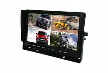 shumee 10-palčni AHD LCD QUAD AUDIO deljeni monitor