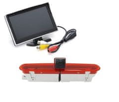 shumee Komplet monitorja, kamera za vzvratno vožnjo v STOP luči za Opel Combo (2011-2017) Fiat Doblo (2010-)