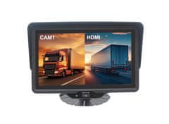 shumee Monitor za vzvratno kamero 10" 1 kanal HDMI 2 kanala AHD 12–24 V