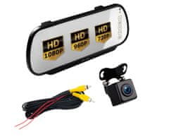 shumee Zrcalni monitor AHD LCD 7 FULLHD + kamera v kovinskem ohišju AHD 1080P nočni vid