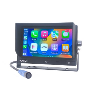 shumee 7-palčni AHD CarPlay AndroidAuto 720P 960P 1080P monitor za 4 kamere z DVR