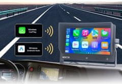 shumee 7-palčni AHD CarPlay AndroidAuto 720P 960P 1080P monitor za 4 kamere z DVR
