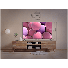 shumee KIVI 55' LED TV, UHD, Android TV, 3840x2160, 60 Hz, 2x10 W, BT 5, HDMI, črne barve