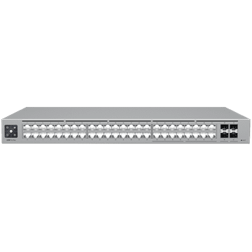 shumee UBIQUITI UniFi Pro Max stikalo, 48-portno, Layer 3, (32) Gb/s, (16) 2,5 Gb/s, (4) 10G SFP+