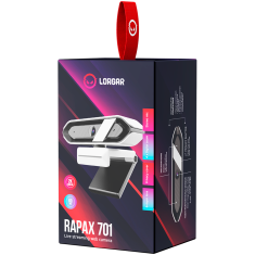 shumee LORGAR Rapax 701, pretočna spletna kamera, 2K, bela