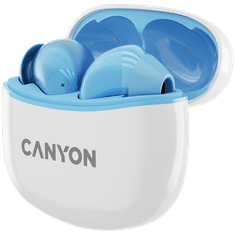 shumee Slušalke CANYON TWS-5 v ušesih z modrim ohišjem