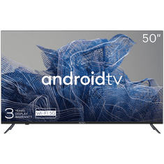 shumee KIVI LED TV 50', UHD, Android TV, 3840x2160, 60 Hz, 2x10 W, BT 5, HDMI, črne barve