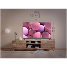 shumee KIVI LED TV 50', UHD, Android TV, 3840x2160, 60 Hz, 2x10 W, BT 5, HDMI, črne barve