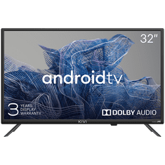shumee KIVI 32" HD Android TV LED TV 1366x768 60Hz 2x8W BT 5 HDMI Črna