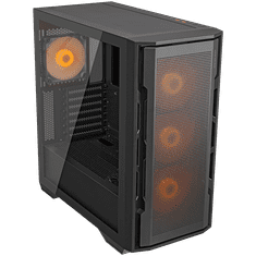 shumee Ohišje COUGAR Uniface RGB, Midi Tower, črno