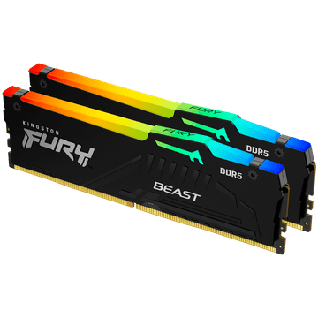 shumee Kingston 64Go 6000 MT/s DDR5 CL30 DIMM (komplet 2) FURY Beast RGB EXPO