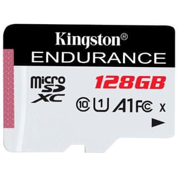 shumee Pomnilniška kartica Kingston Endurance 95R/45W C10 A1 UHS-I 128GB microSDXC