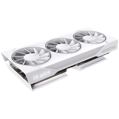 shumee Grafična kartica XFX Swift AMD Radeon RX 9060 XT OC, bela, trojni ventilator, igralna izdaja, 16 GB GDDR6, 128-bitna, HDMI, 2xDP