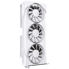 shumee Grafična kartica XFX Swift AMD Radeon RX 9060 XT OC, bela, trojni ventilator, igralna izdaja, 16 GB GDDR6, 128-bitna, HDMI, 2xDP