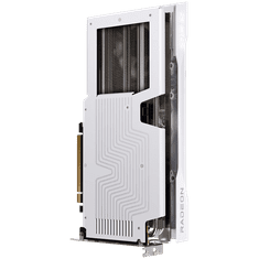 shumee Grafična kartica XFX Swift AMD Radeon RX 9060 XT OC, bela, trojni ventilator, igralna izdaja, 16 GB GDDR6, 128-bitna, HDMI, 2xDP