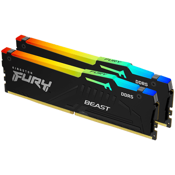 shumee Kingston DRAM 16Go 5600 MT/s DDR5 CL40 DIMM FURY Beast RGB XMP