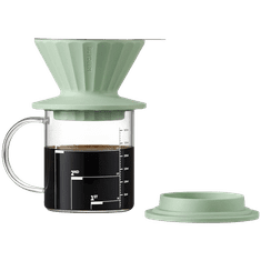 shumee BUYDEEM, Komplet za prelivanje kave Model CD1024, toplo zelena barva