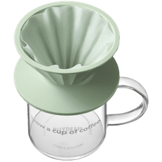 shumee BUYDEEM, Komplet za prelivanje kave Model CD1024, toplo zelena barva