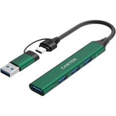 shumee CANYON HUB DS-02 4 z 1 USB-A/C navpično