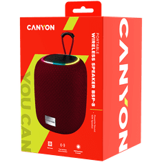 shumee CANYON BSP-8 10 W Bluetooth zvočnik rdeče barve