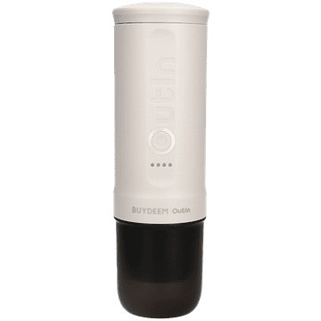 shumee BUYDEEM Przenośny ekspres do kawy, model OTEM-01, couleur blanc avoine