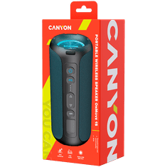 shumee CANYON OnMove 15W EQ TWS AUX Bluetooth zvočnik modre barve