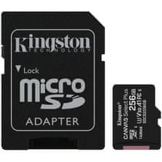 shumee KINGSTON 256 GB microSDXC Canvas Select Plus 100R A1 C10 + ADP kartica