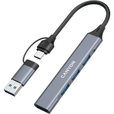 shumee CANYON HUB DS-02 4 z 1 USB-A/C mrežo