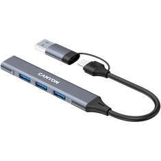 shumee CANYON HUB DS-02 4 z 1 USB-A/C mrežo