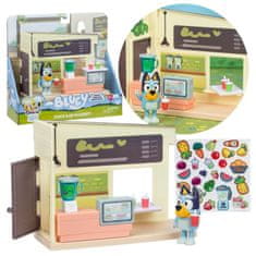 sarcia.eu Bluey FIGURICE SET Mini bar z sokovi, figurice za otroke, PREMIKLJIVE DELE 3+
