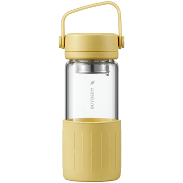 shumee BUYDEEM 350 ml steklenička z infuzerjem, model CD1008, svetlo rumena