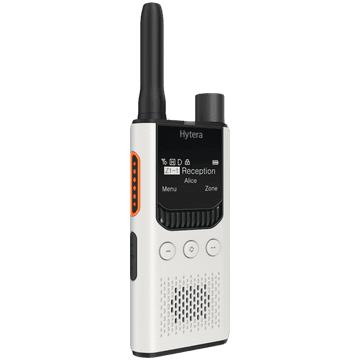 shumee HYTERA DMR+ analogni radio HYT-S35, PMR446 446 MHz, 2200 mAh, biserno bela