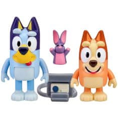 sarcia.eu Bluey Bingo FIGURICE KOMPLET Igra FOTOGRAF, figurice za otroke, PREMIKLJIVE DELE 3+