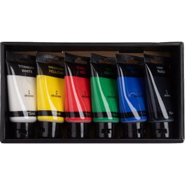 Creative ART Akrilne Tempera Barvice 6X75Ml
