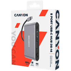 shumee CANYON HUB DS-14 8 x 1 4k USB-C Gris