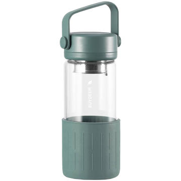 shumee BUYDEEM 350 ml steklenička z infuzerjem, model CD1008, svetlo zelena barva