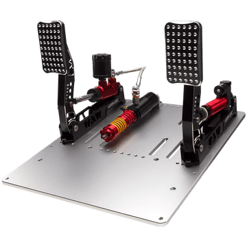 shumee SIMAGIC Crimson Edition hidravlični komplet z dvema pedaloma in 100 kg tehtalno celico