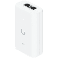 Ubiquiti PoE++ Adapter; Delivers up to 60W of PoE++; Surge, peak pulse, and overcurrent protection; Contains RJ45 data input, AC cable with earth ground, and PoE++ output; LED indicator for status mo