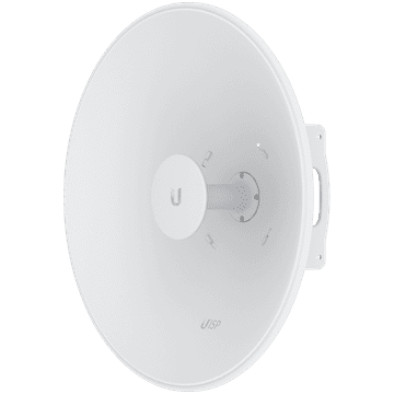 shumee UBIQUITI 6 GHz parabolična antena 1 m z ojačanjem 30 dBi in neposredno radijsko povezavo