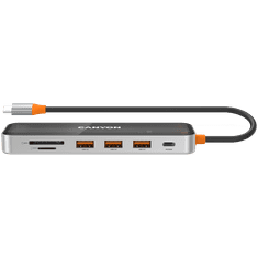 shumee CANYON HUB DS-13 7-palčni 1 4k USB-C prozoren