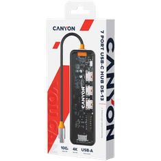 shumee CANYON HUB DS-13 7-palčni 1 4k USB-C prozoren
