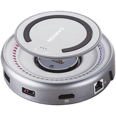 shumee CANYON HUB DS-7 7 en 1 USB-C Qi Charge Gris Sidéral