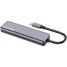 shumee CANYON HUB DS-18 5 v 1 USB-C siv
