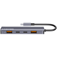shumee CANYON HUB DS-18 5 v 1 USB-C siv