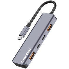 shumee CANYON HUB DS-18 5 v 1 USB-C siv