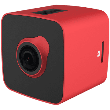 shumee PRESTIGIO RoadRunner CUBE avtomobilska kamera, FHD, Wi-Fi, rdeča/črna
