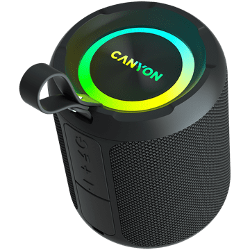shumee Slušalke CANYON OnMove 11 z brezžično povezavo, IPX6, TWS, 20 W, izenačevalnik, RGB, črne barve